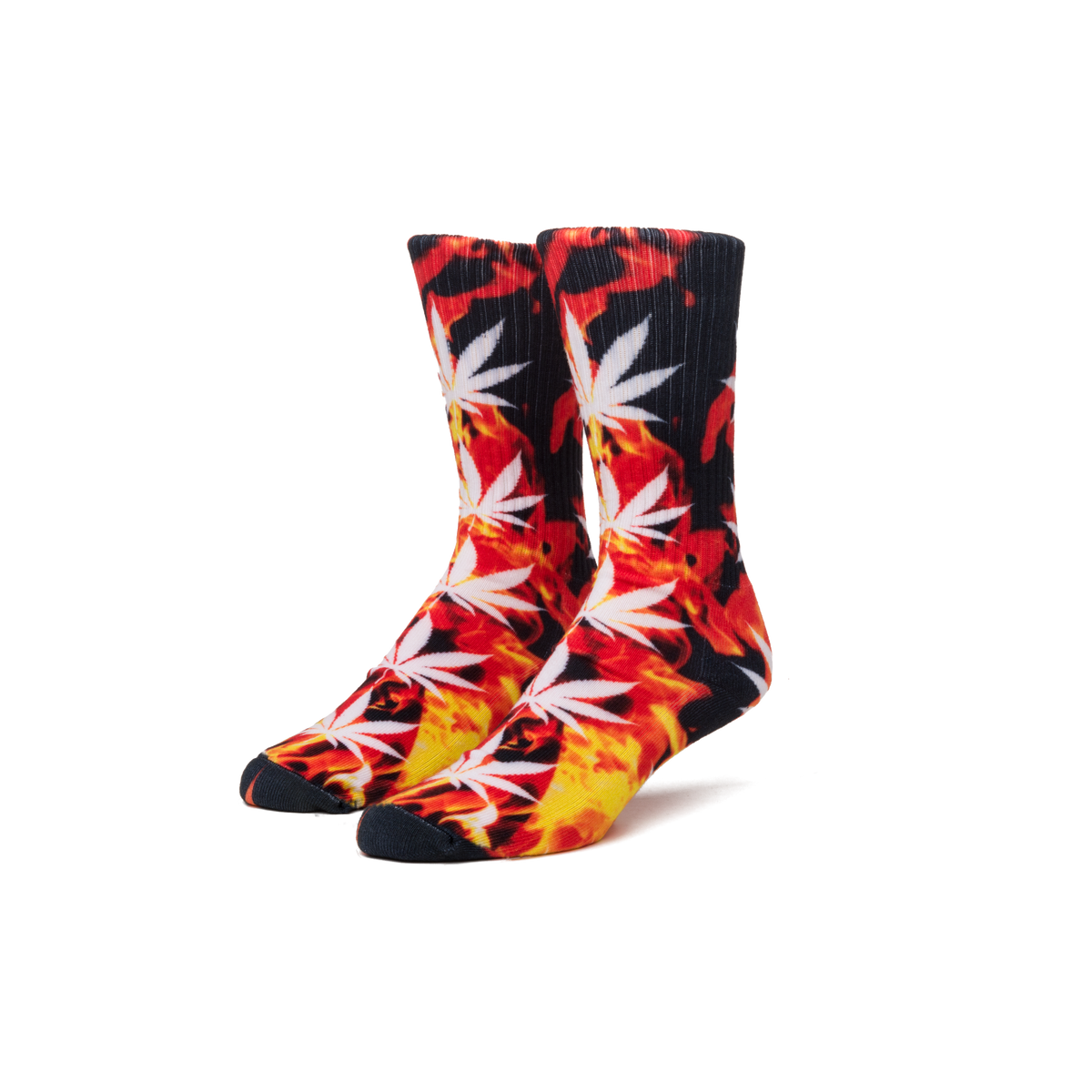 HUF Elements Digital Plantlife Socks - Orange – Holistic Skateshop