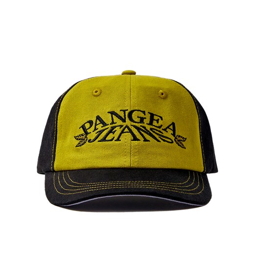 Pangea Jeans Leaf Logo Hat - Black Olive