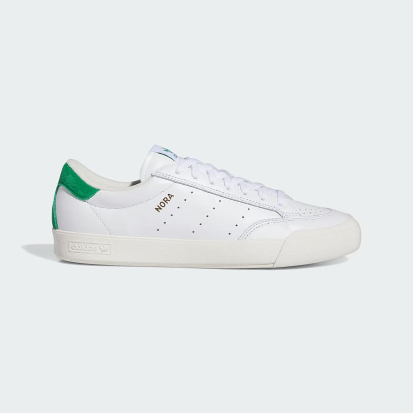 adidas gazelle silver green womens adidas Nora (Aluminum / White / Gold) 9 main image 0