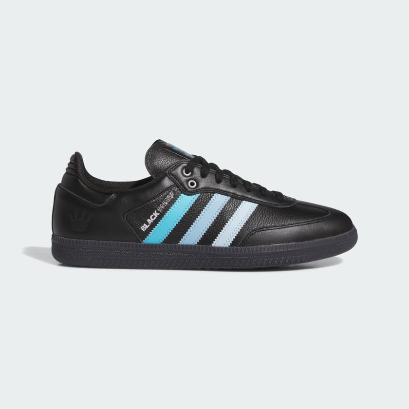 Adidas Samba ADV - (Black Sheep) Core Black Blue Holistic Skateshop Adidas Samba ADV - (Black Sheep) Core Black Blue Holistic Skateshop