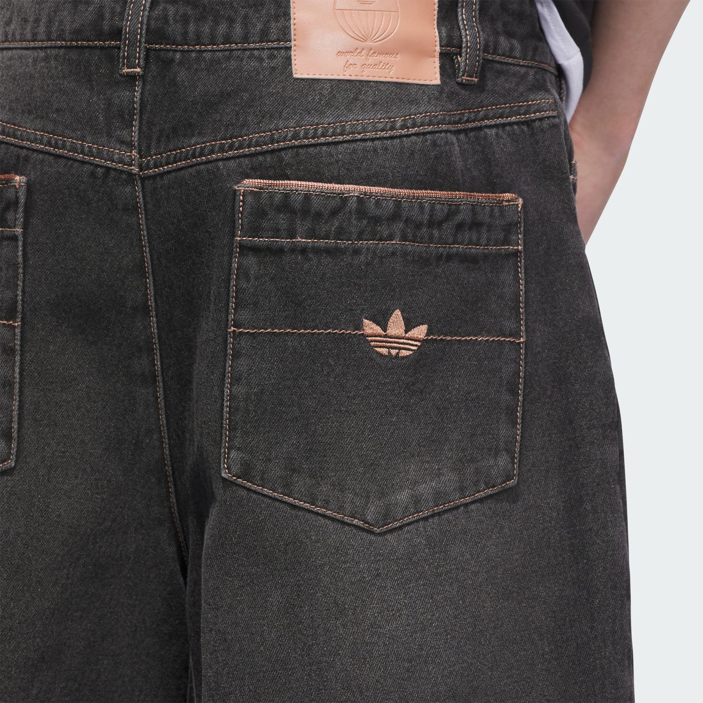 ADIDAS SKATEBOARDING SHORTS Adidas Tyshawn Denim Shorts - Washed Black