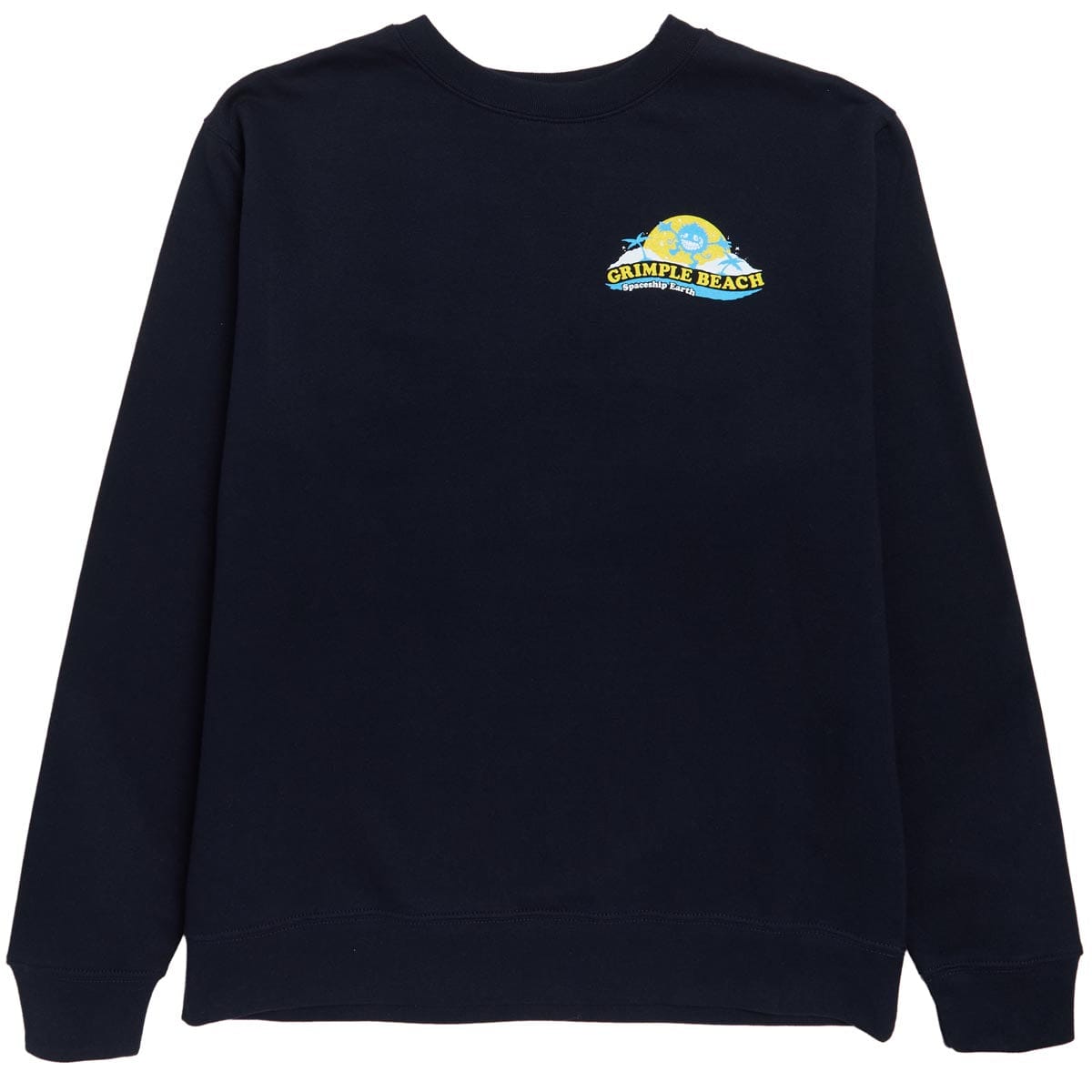 ANTI-HERO CREWNECK Anti-Hero Grimple Stix Spaceship Earth Crewneck - Navy