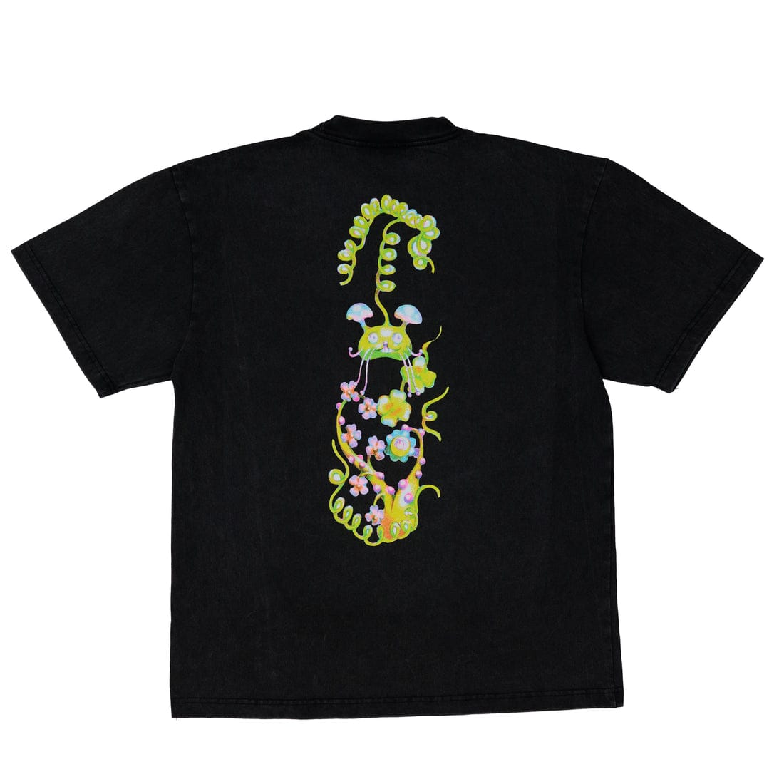 APRIL T-SHIRT April Skateboards Mushroom By Ema Gaspar Tee - Black