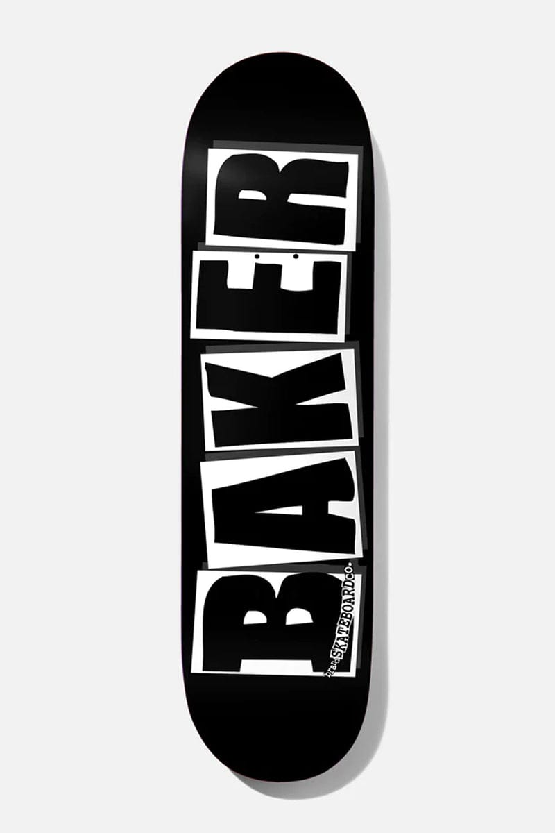 BAKER DECK Baker Brand Logo Black White Deck