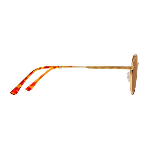 CASSTTE OPTICS SUNGLASSES Cassette Optics Melody Sunglasses - Gold Blonde Tort Brown