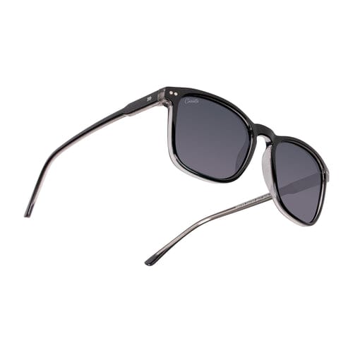 CASSTTE OPTICS SUNGLASSES Cassette Optics Playlist Sunglasses - Eclipse Black / Polarized Smoke Lens