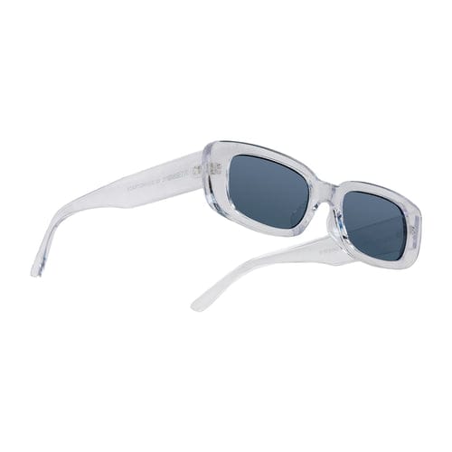 CASSTTE OPTICS SUNGLASSES Cassette Optics Soundtrack Sunglasses - Crystal / Smoke Lens