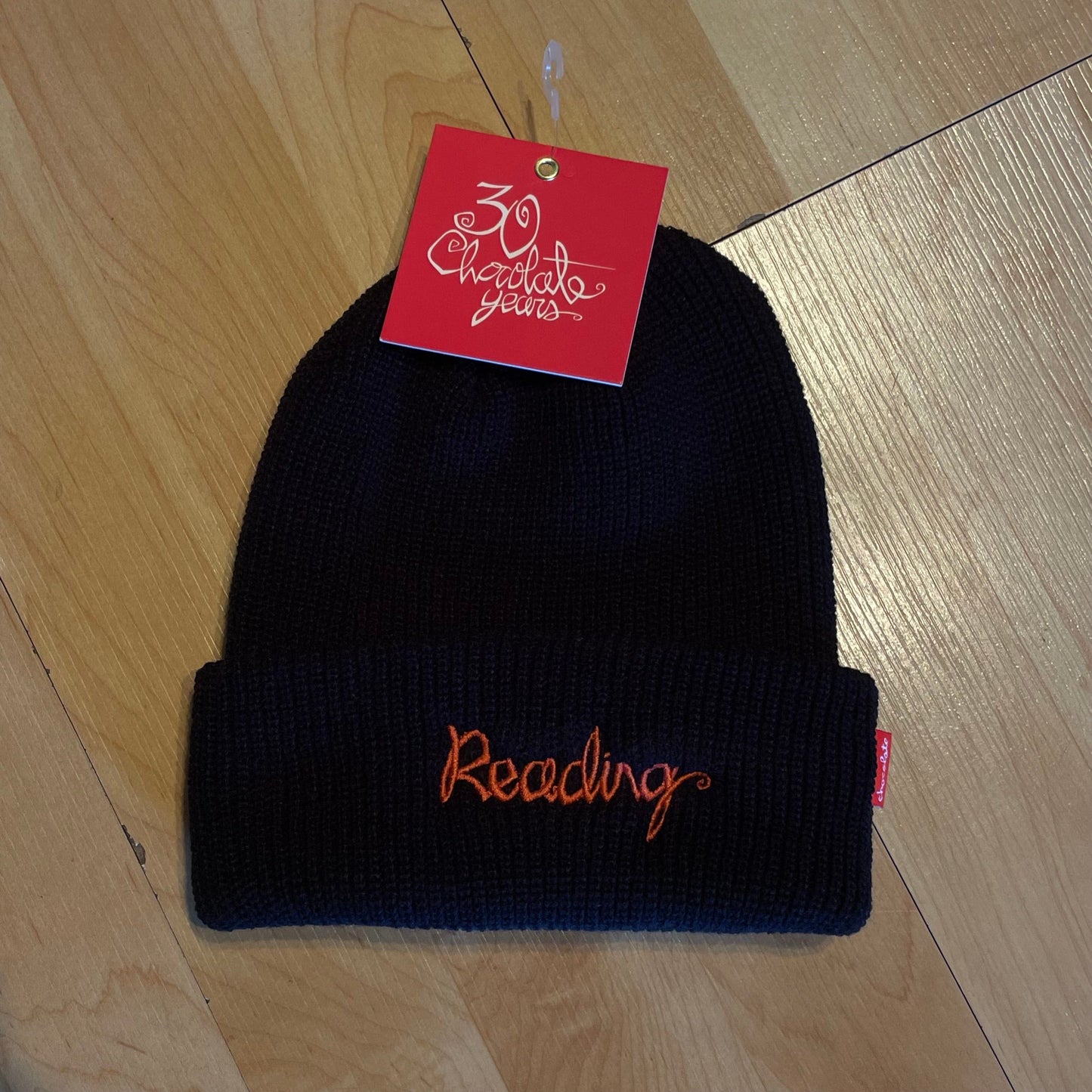 CHOCOLATE BEANIE Chocolate Flip the Script Reading Beanie - Black