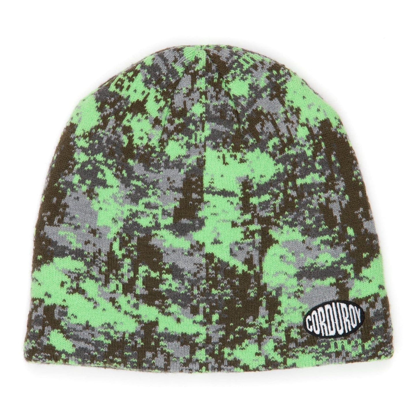 CORDUROY HEADWARE BEANIE Corduroy Wasteland Skully Beanie - Green