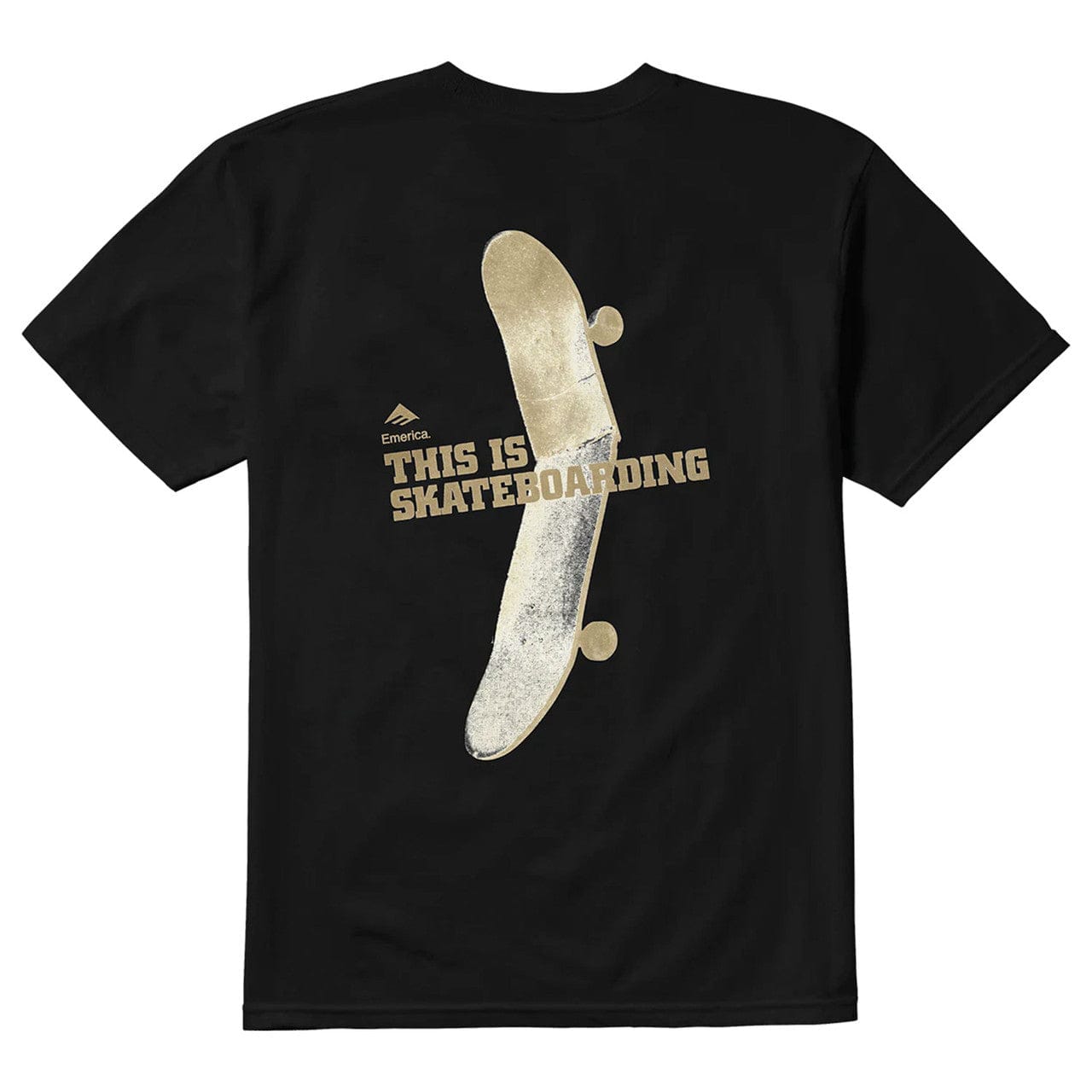 EMERICA T-SHIRT Emerica This Is Skateboarding Tee - Black