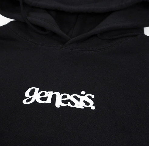 Genesis Video HOODIE Genesis Text Hoodie - Black