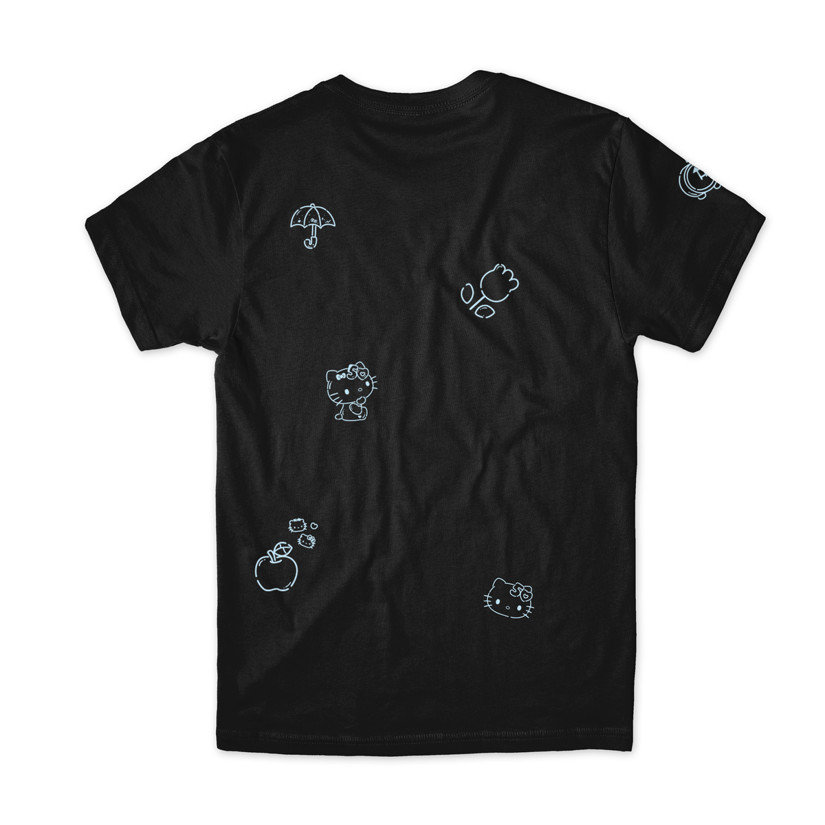 GIRL T-SHIRT Girl Hello Kitty All Over Tee - Black