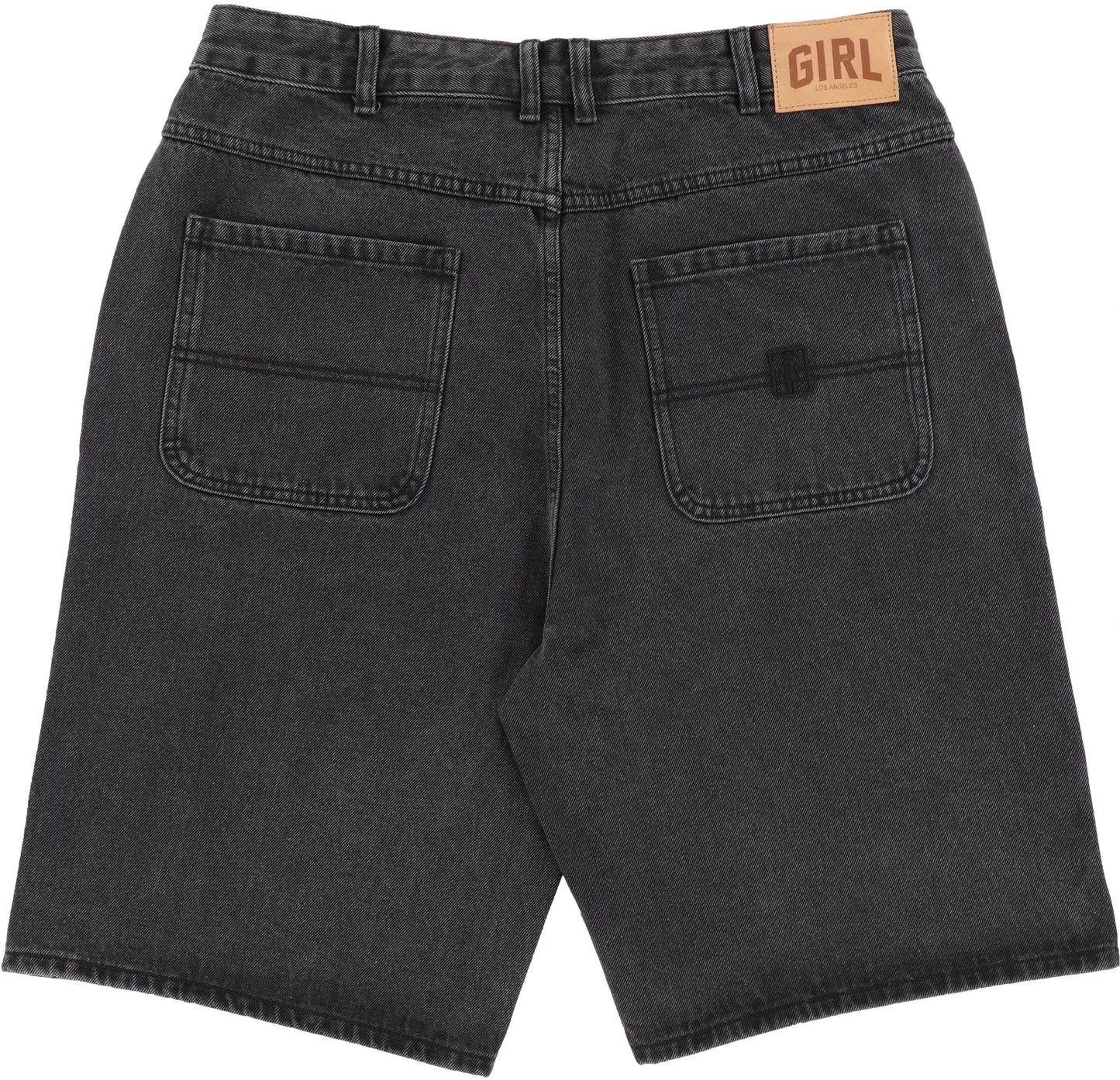GIRL SHORTS 34 Girl Jean Shorts - Washed Black