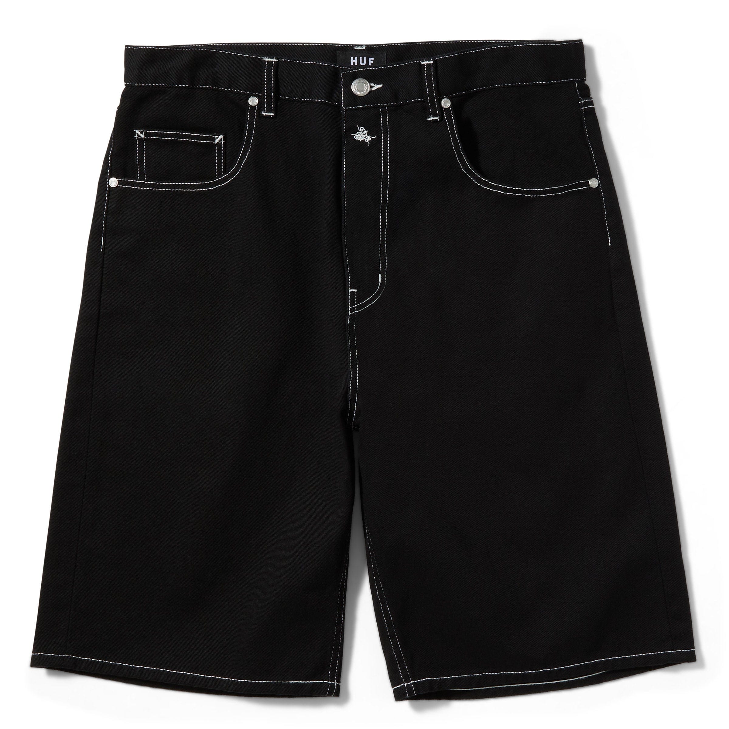 HUF Bayview Short - Black – Holistic Skateshop