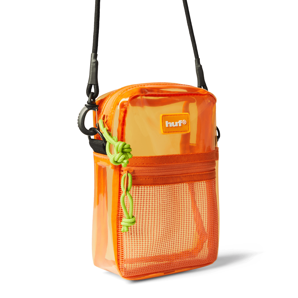 HUF BAG HUF Mercer Transparent Side Bag - Orange