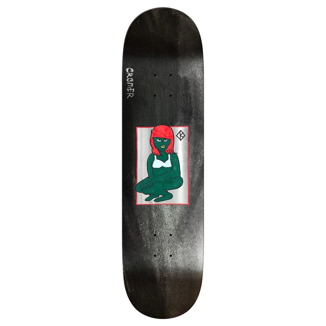 KROOKED DECK 8.25 Krooked Cromer Green Lady DBX Deck - 8.25