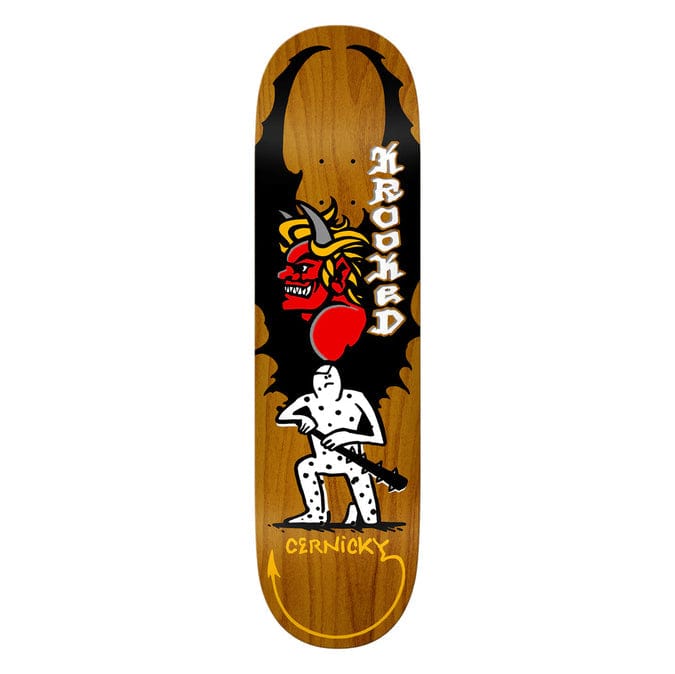 KROOKED DECK 8.5 Krooked Skateboards Cernicky Devil Ed Deck - 8.5