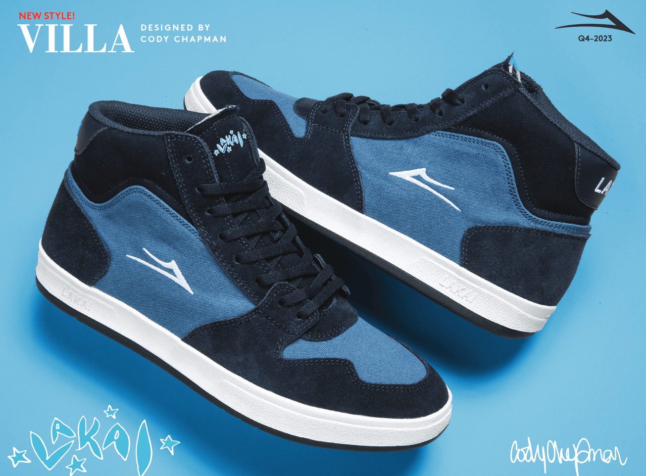 LAKAI SHOE LAKAI Lakai Villa - Slate Navy