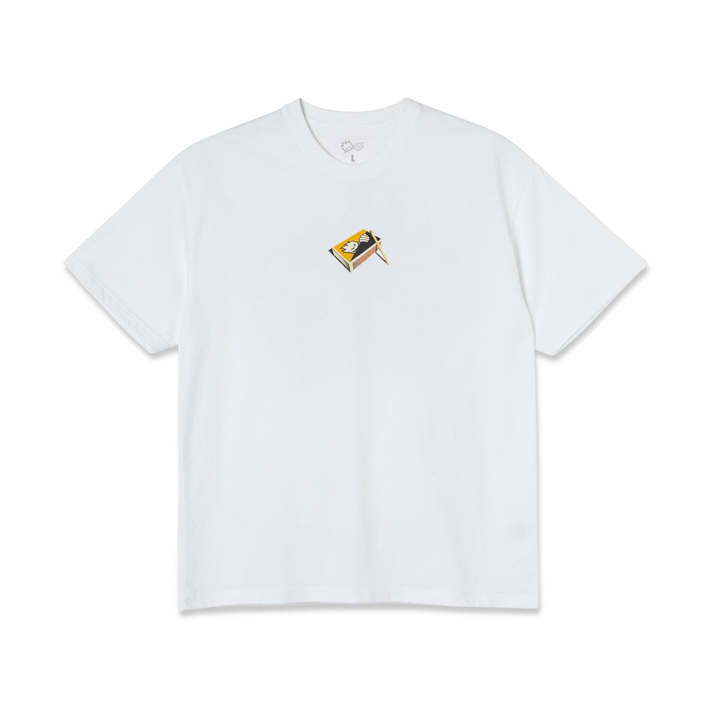 LAST RESORT AB T-SHIRT M Last Resort AB x Spitfire Matchbox Tee - White