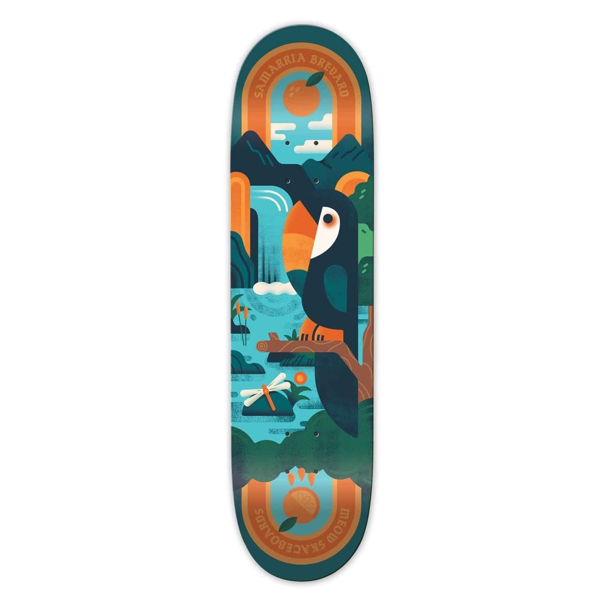 MEOW SKATEBOARDS DECK 8.0 Meow Samarria Brevard Utopia Deck - 8.0