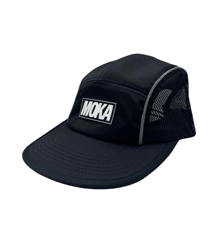 MOKA INTL HAT Black Moka Intl. Runner 5-Panel Hat