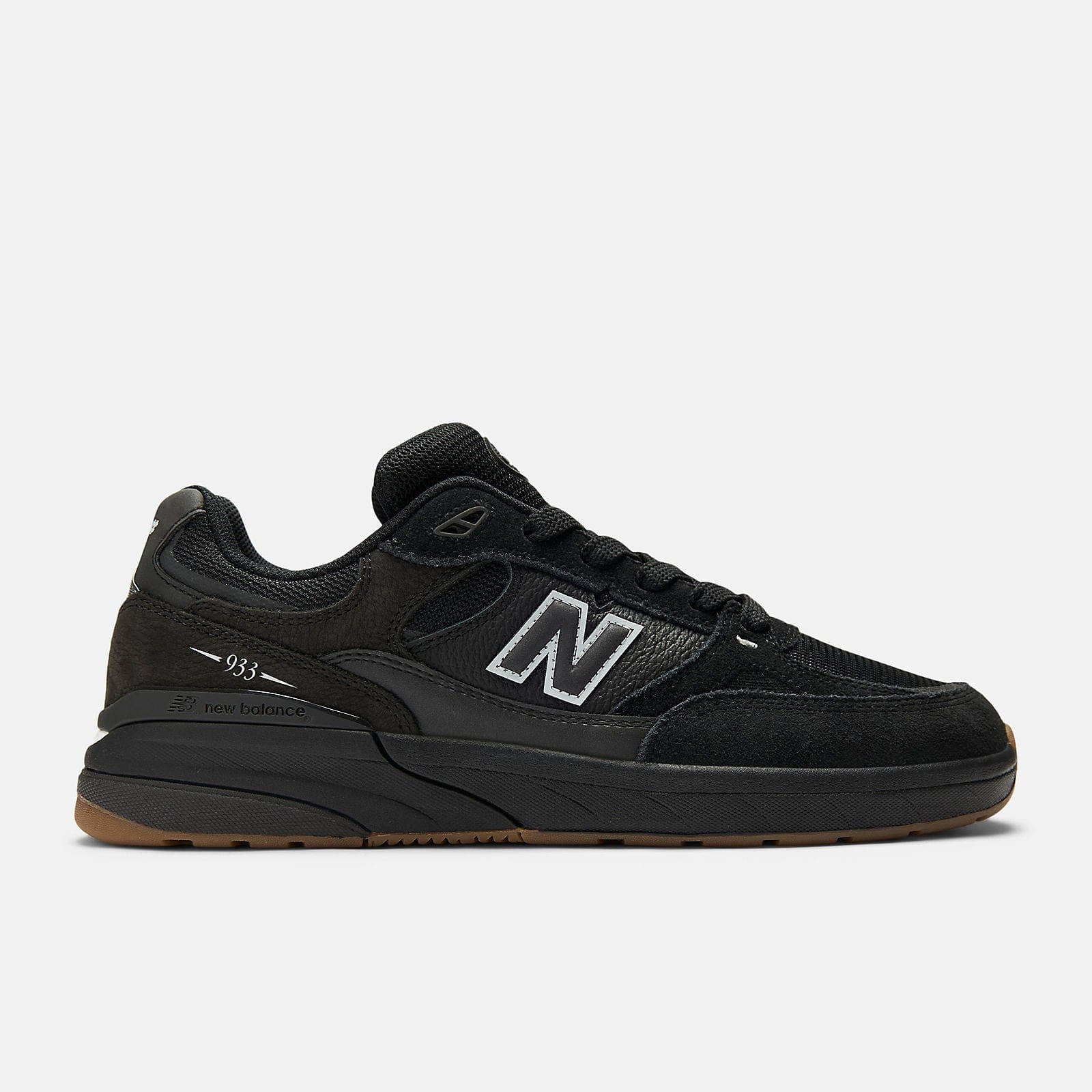 New Balance Numeric Reynolds 933 - Black Gum – Holistic Skateshop