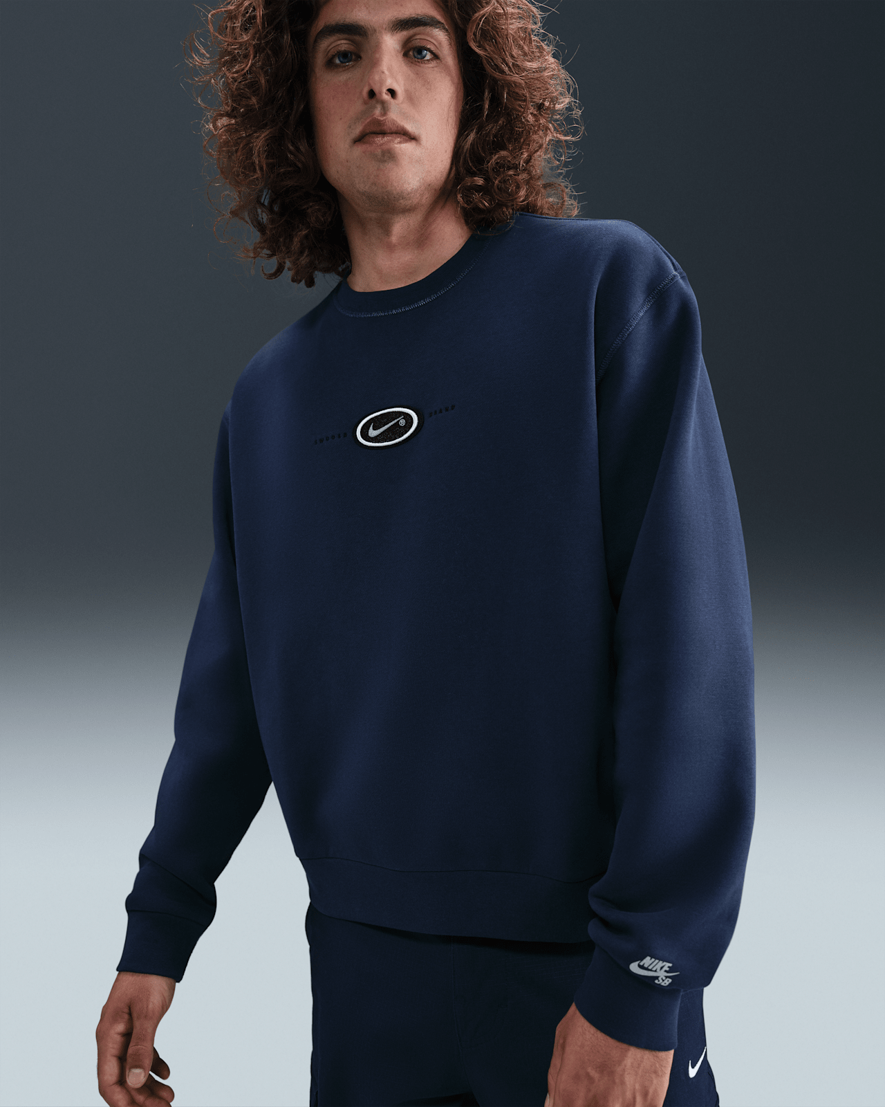 NIKE SB CREWNECK Nike SB Koston Air Max 95 Crewneck - Midnight Navy