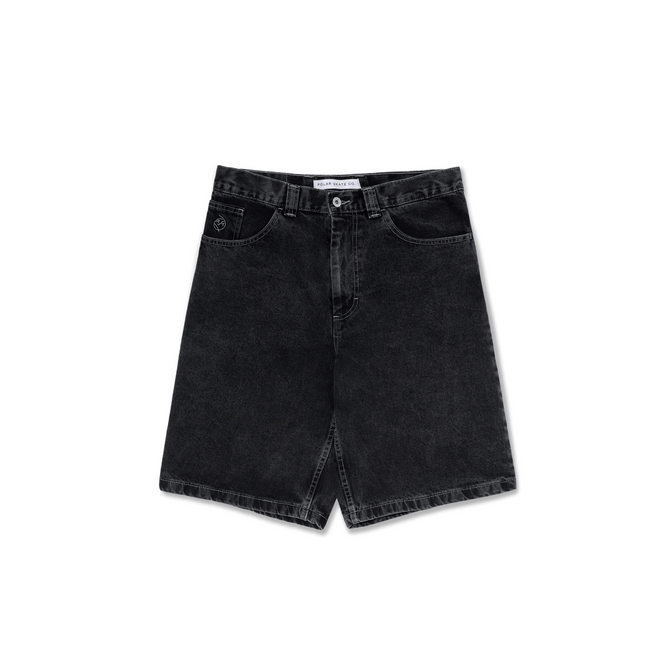 Polar Big Boy Jeans Shorts - Silver Black – Holistic Skateshop