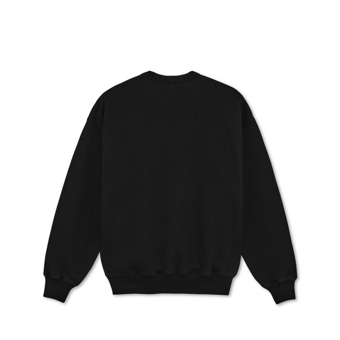 POLAR SKATE CO CREWNECK Polar ED Patch Crewneck - Black