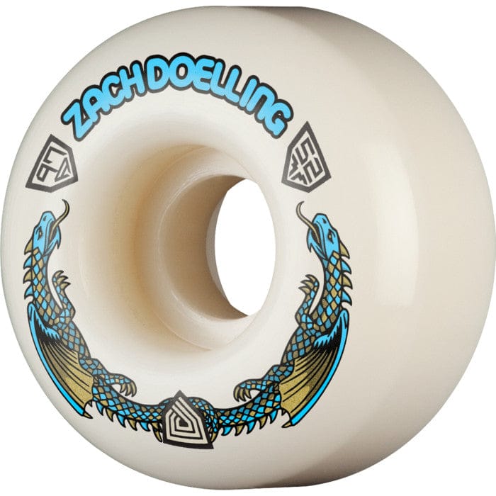 POWELL PERALTA WHEELS 52mm x 31mm Powell Peralta Zach Doelling Dragon Formula V1 Wheels 52mm - 97a
