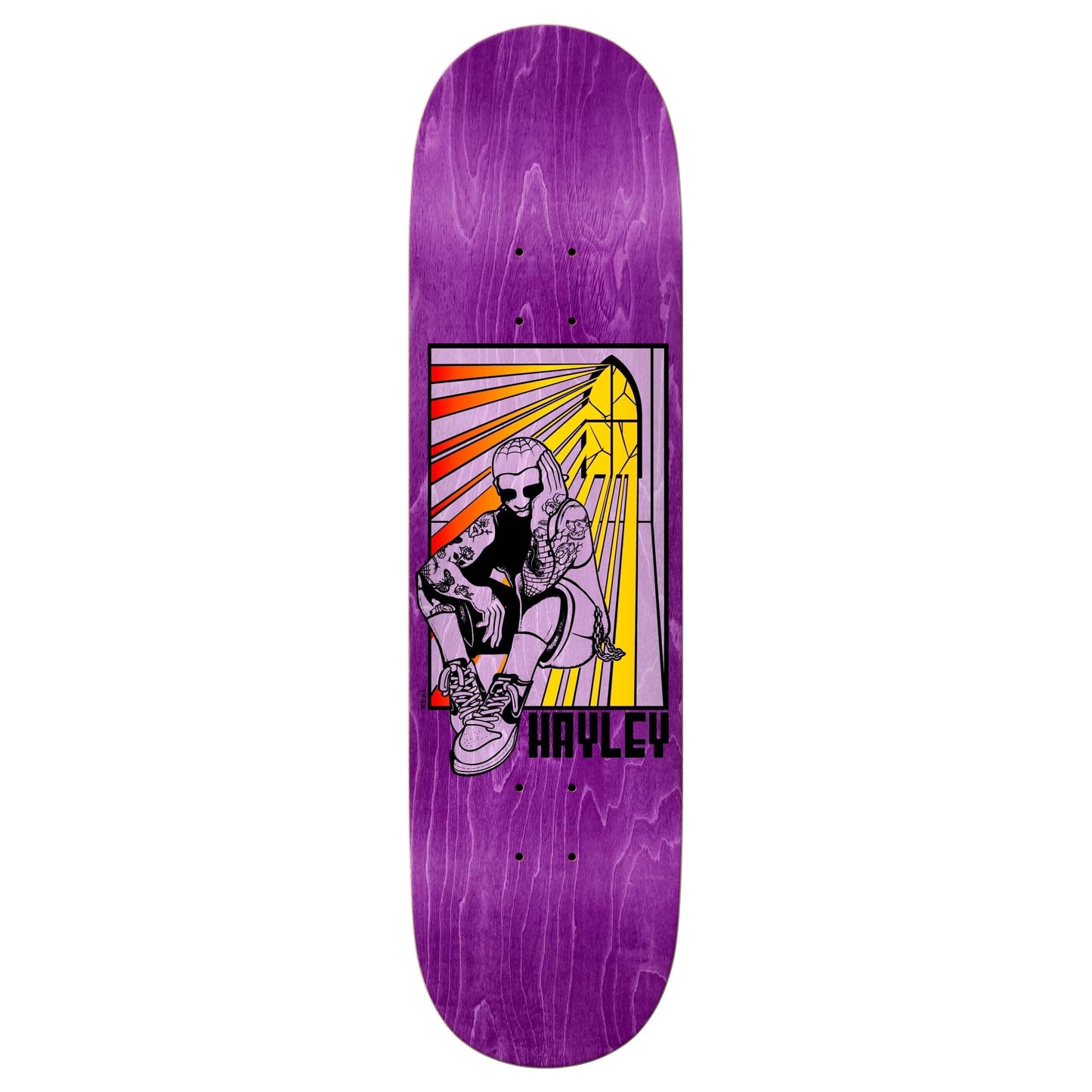 REAL SKATEBOARDS DECK 8.5 Real Hayley Wilson Stained Deck - 8.5