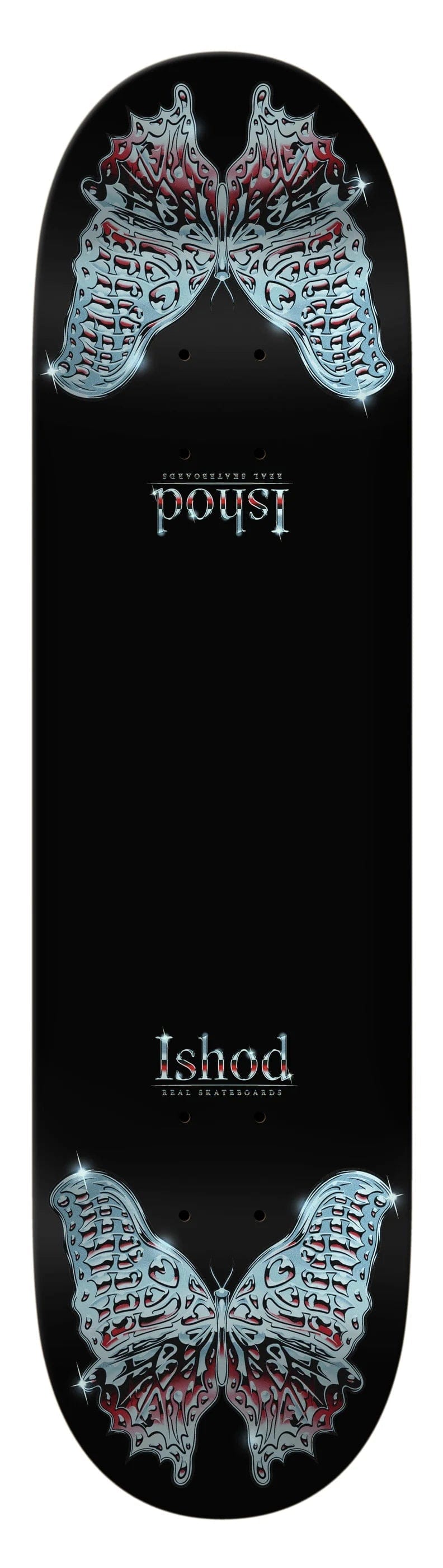 REAL SKATEBOARDS DECK 8.3 Real Ishod Wair Mariposa Redux Twin Tail DBX Deck - 8.3