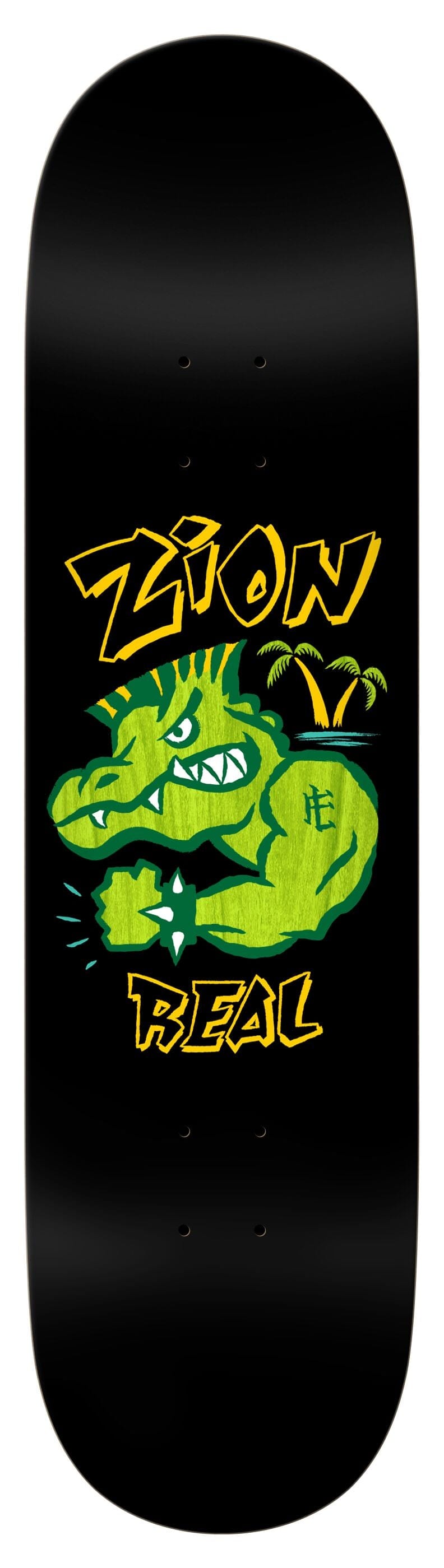 REAL SKATEBOARDS DECK 8.5 Real Zion Bad Gator Deck - 8.5