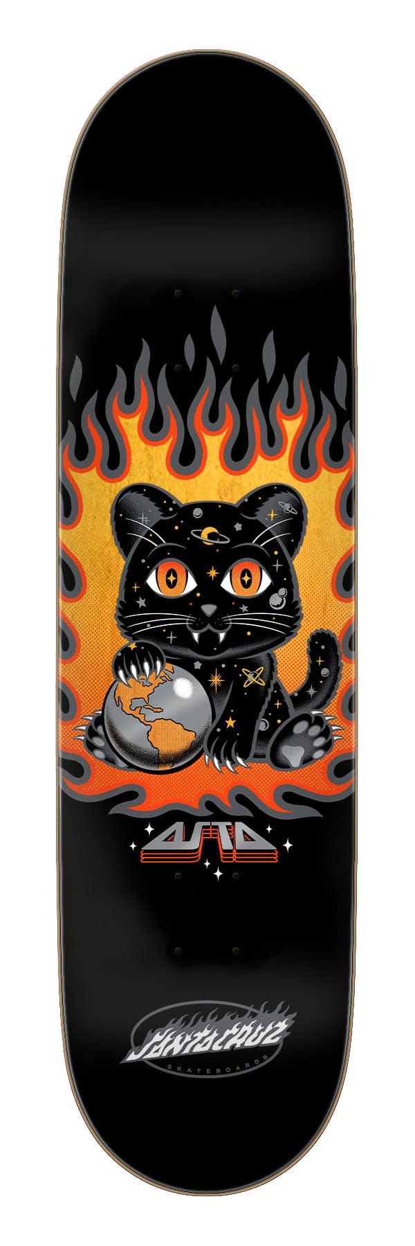 SANTA CRUZ DECK 8.25 Santa Cruz Asta Space Kitten Twin Tail Deck - 8.25