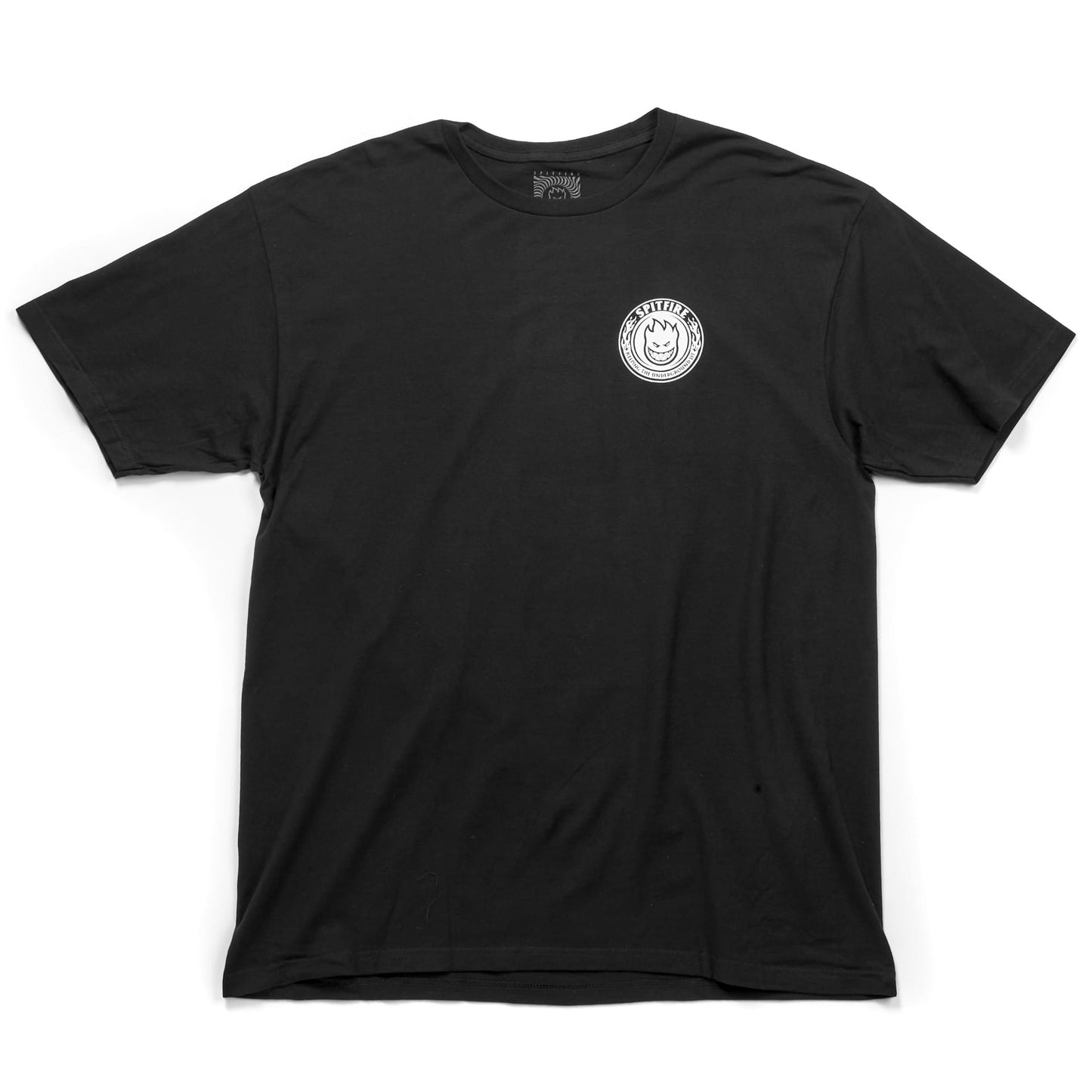 SPITFIRE T-SHIRT Spitfire Keeping The Underground Lit Tee - (Holistic) Black