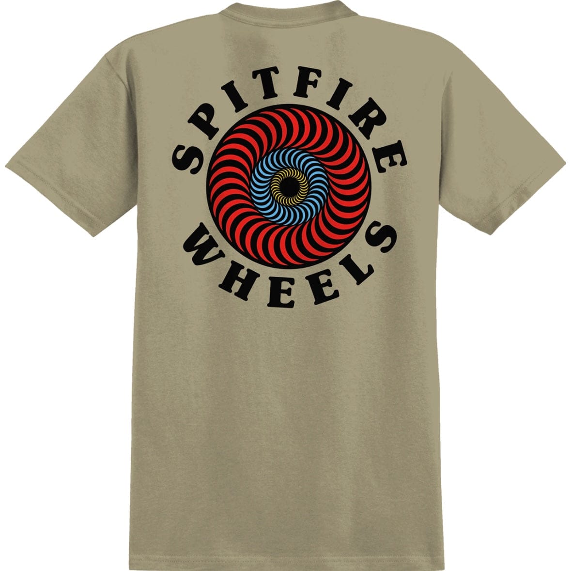 SPITFIRE T-SHIRT SPITFIRE OG CLASSIC FILL TEE - SAND