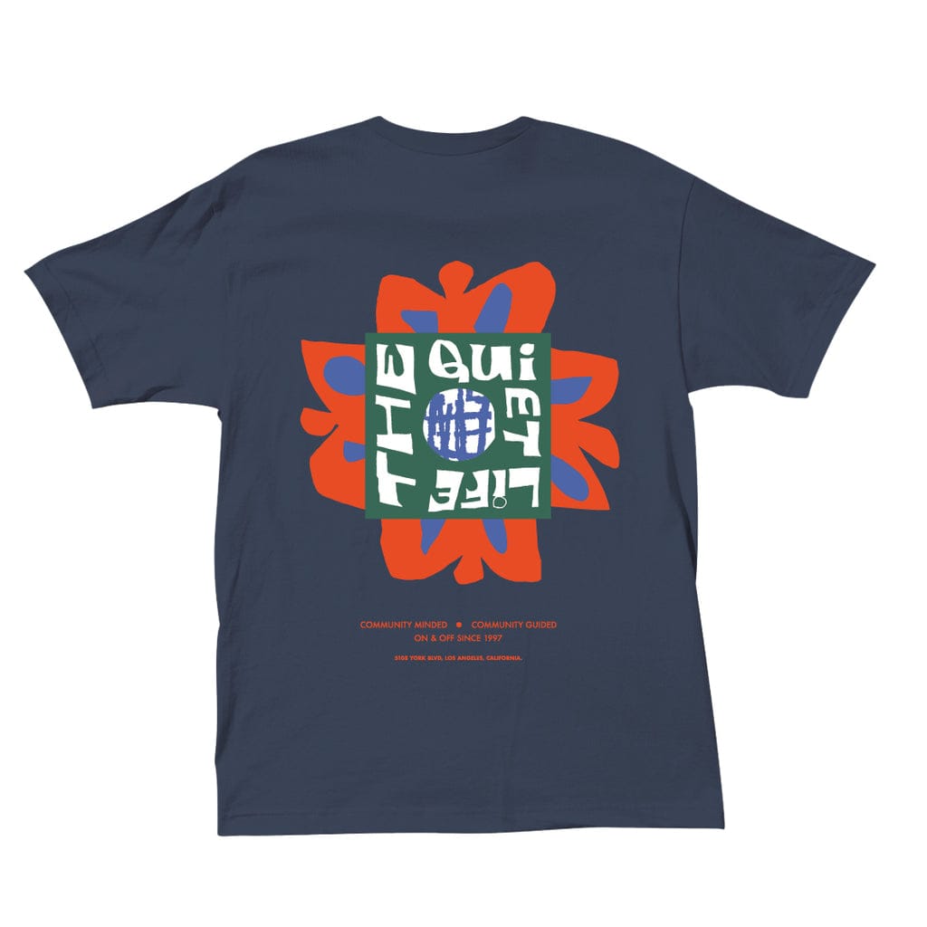 THE QUIET LIFE T-SHIRT The Quiet Life Community Minded Tee - Navy