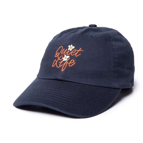 THE QUIET LIFE HAT The Quiet Life Floral Script Dad Hat - Navy