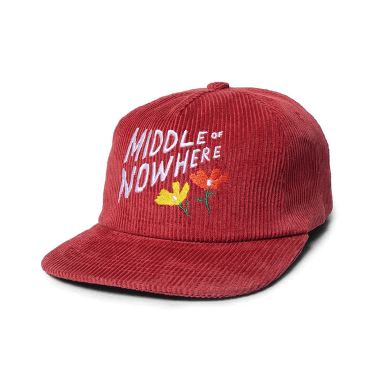 THE QUIET LIFE HAT The Quiet Life Middle Of Nowhere Corduroy Hat - Red