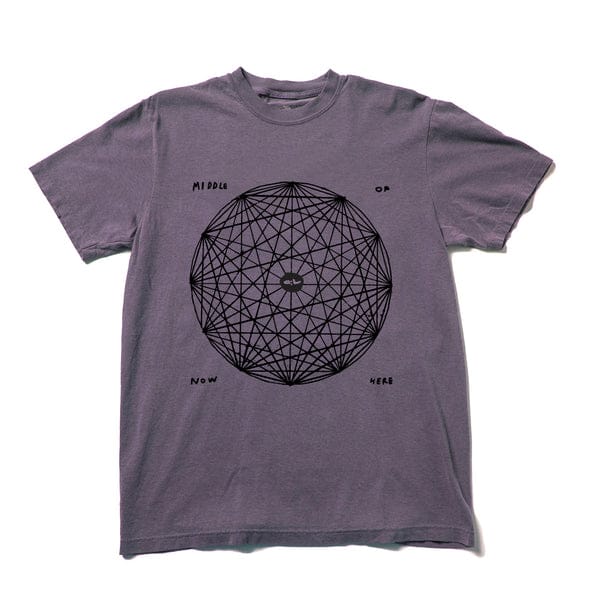 THE QUIET LIFE T-SHIRT The Quiet Life Middle Of Nowhere Tee - Grape