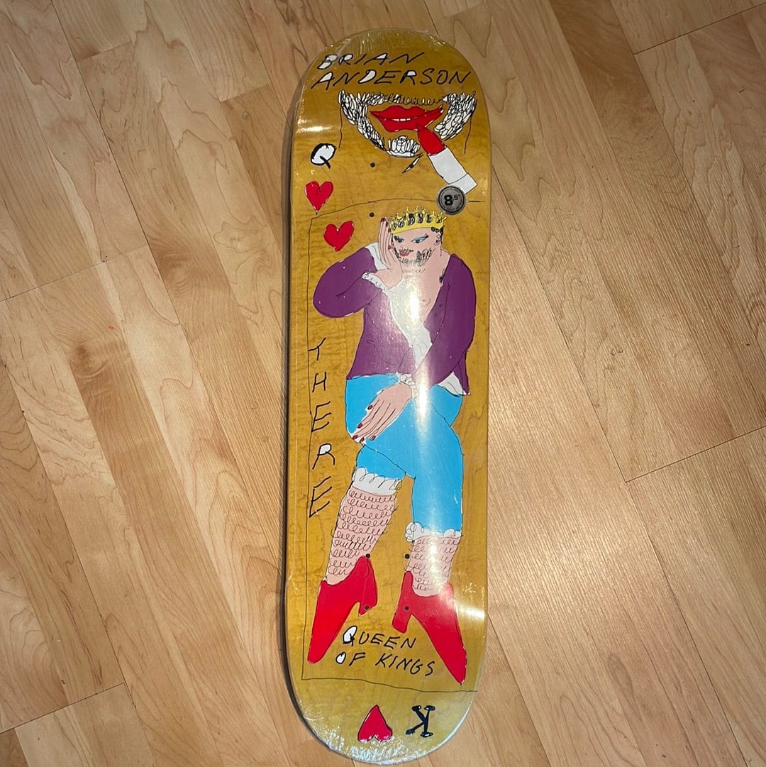 THERE SKATEBOARDS DECK 8.5 There Brian Anderson King Of Queens Deck - 8.5