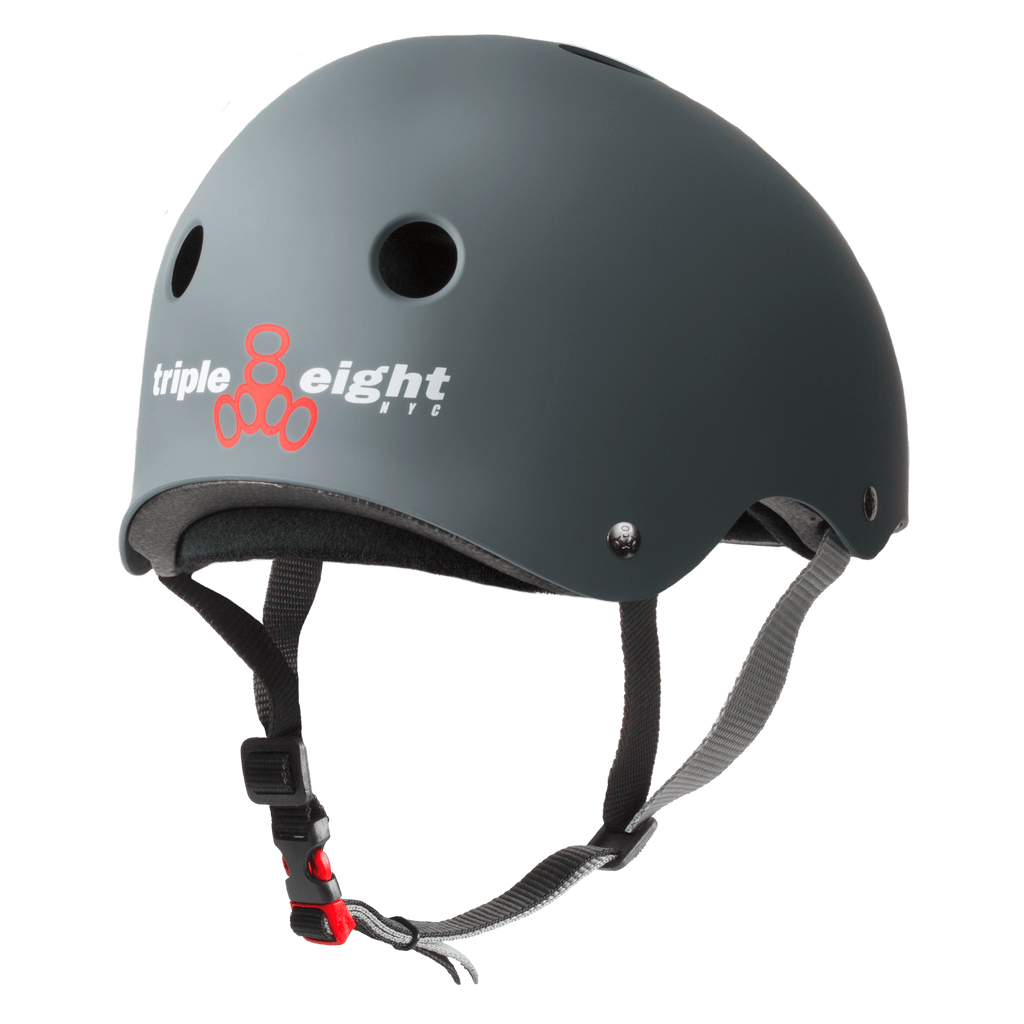 TRIPLE EIGHT HELMET S/M Triple Eight Certified Sweatsaver Helmet - Grey