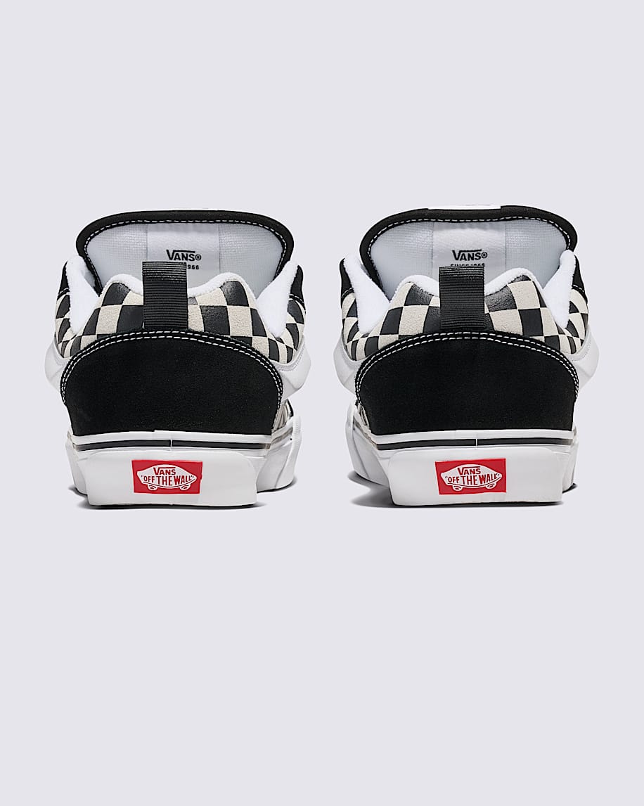VANS SHOE VANS Vans Knu Skool - Black Checkerboard