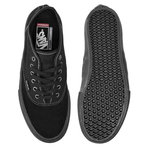 VANS SHOE VANS Vans Skate Authentic Mid - Blackout