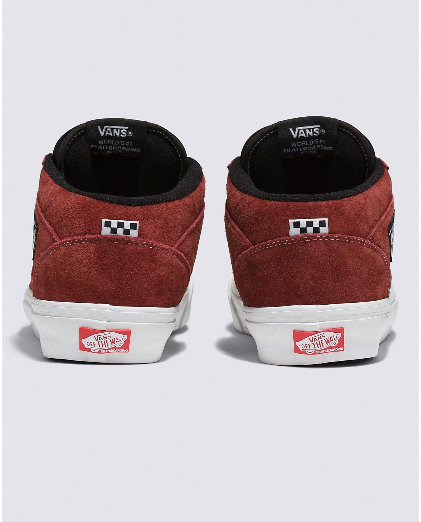 VANS SHOE VANS 9 Vans Skate Half Cab '92 - (Pig Suede) Brick