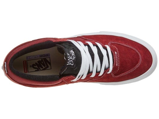 VANS SHOE VANS Vans Skate Half Cab - Burgundy White