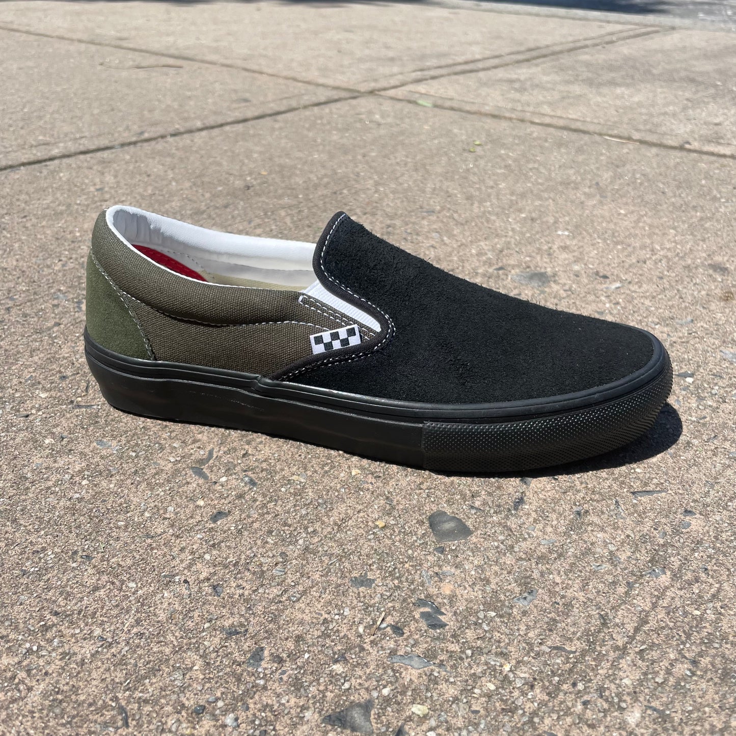 VANS SHOE VANS Vans Skate Slip On - Black Grape Leaf