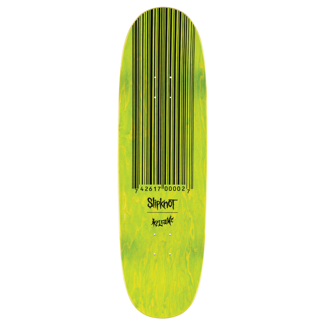 WELCOME SKATEBOARDS DECK 9.5 Slipknot x Welcome Oval Logo On Boline 2.0 Deck - 9.5