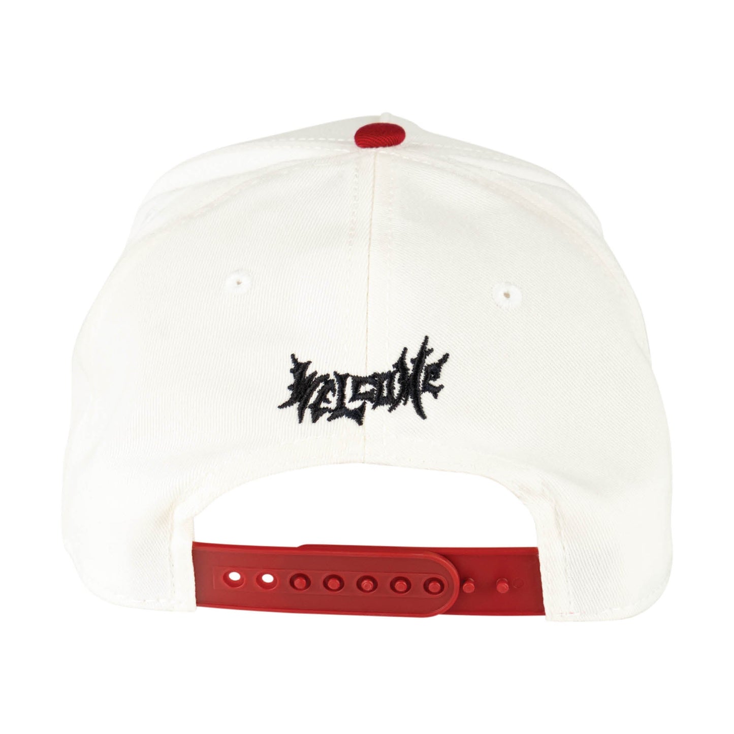 WELCOME SKATEBOARDS HAT Welcome x Slipknot Nonagram Embroidered 2-Tone Hat - White Red