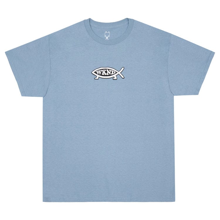 WKND SKATEBOARDS T-SHIRT L WKND Evo Fish Tee - Slate